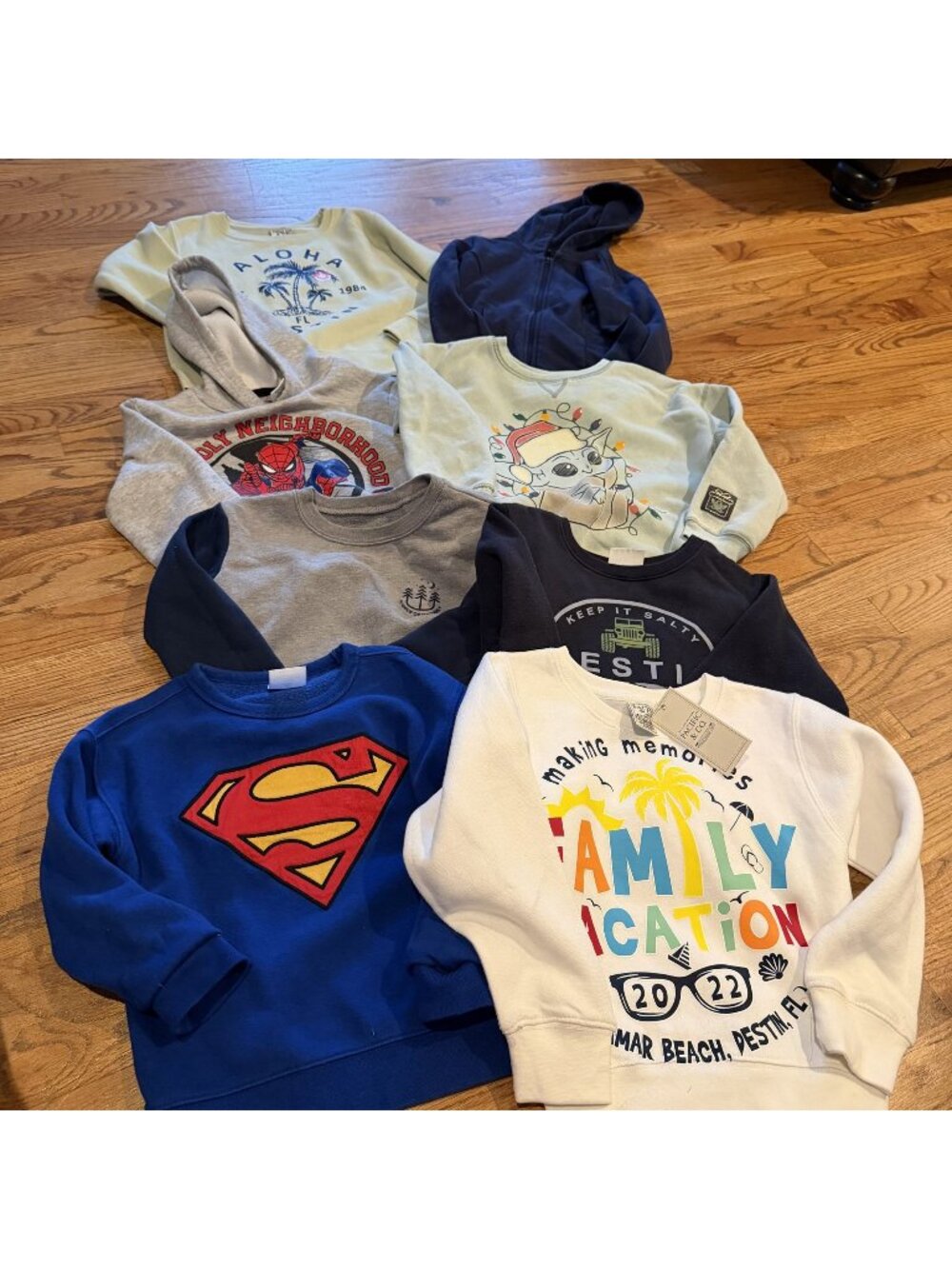 Boys Lot of 8 Sweatshirts Size 5t